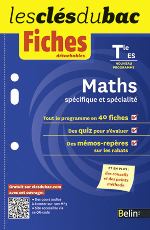CLES DU BAC FICHES MATHS TERM ES SPECIF SPE
