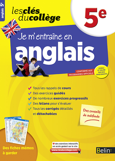 CLES DU COLLEGE : JE M´ENTRAINE EN ANGLAIS 5E