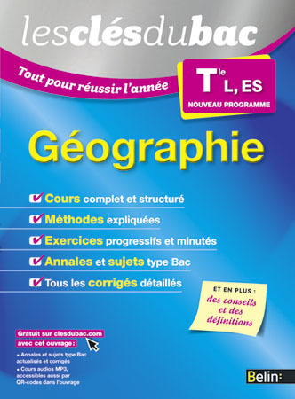 CLES DU BAC TTE L´ANNEE GEO T L, ES-2015