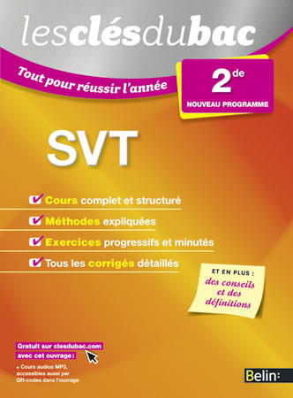 CLES DU BAC TTE L´ANNEE SVT 2DE-2015