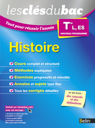 CLES DU BAC TTE L´ANNEE HISTOIRE T L, ES-2015