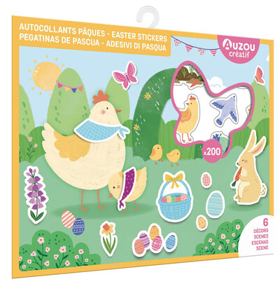 200 AUTOCOLLANTS PAQUES