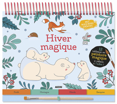 MES BLOCS-NOTES CREATIFS - HIVER MAGIQUE