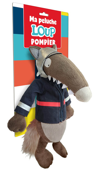 MA PELUCHE LOUP - POMPIER