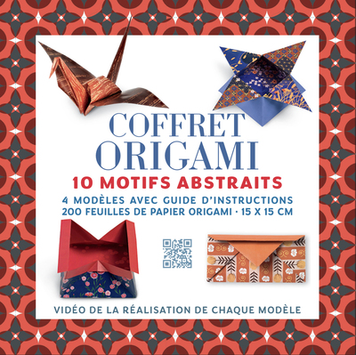 COFFRET ORIGAMI 10 MOTIFS ABSTRAITS