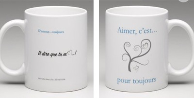 MUG ST VALENTIN BLEU