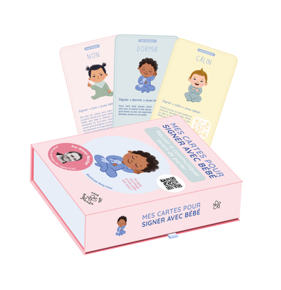 MES CARTES POUR SIGNER AVEC BEBE - 50 CARTES POUR UN APPRENTISSAGE DE LA LSF - AVEC DES VIDEOS