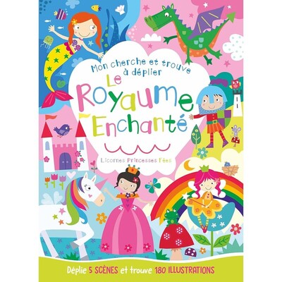 MON CHERCHE ET TROUVE A DEPLIER - LE ROYAUME ENCHANTE