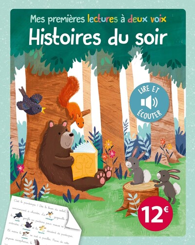 MES PREMIERES LECTURES A DEUX VOIX - HISTOIRES DU SOIR