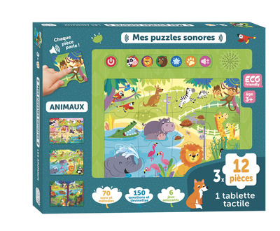 MES PUZZLES SONORES - LES ANIMAUX