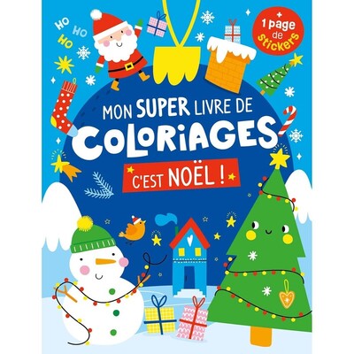 MON SUPER LIVRE DE COLORIAGES - C´EST NOEL