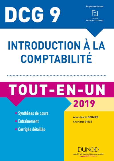 DCG 9 - INTRODUCTION A LA COMPTABILITE 2019 - TOUT-EN-UN