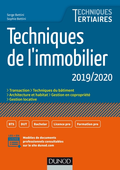 TECHNIQUES DE L´IMMOBILIER 2019/2020
