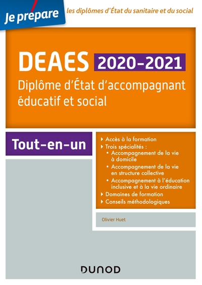 DEAES 2020-2021 - DIPLOME D´ETAT D´ACCOMPAGNANT EDUCATIF ET SOCIAL  - TOUT-