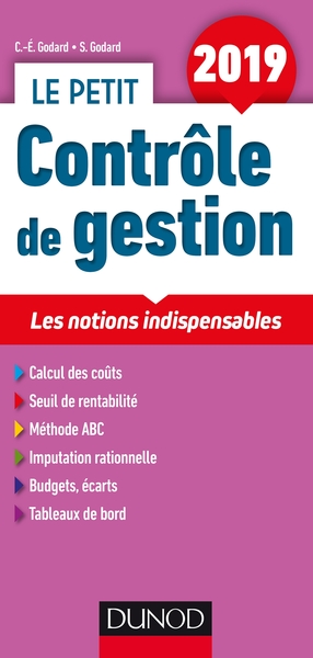 PETIT CONTROLE DE GESTION 2019 - LES NOTIONS INDISPENSABLES