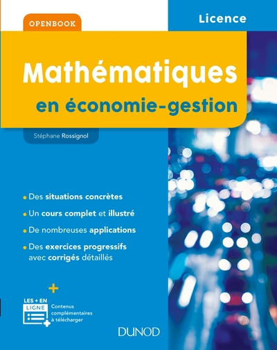 MATHEMATIQUES EN ECONOMIE-GESTION - T1