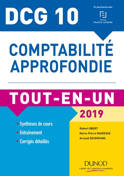 DCG 10 - COMPTABILITE APPROFONDIE - 2019 - TOUT-EN-UN