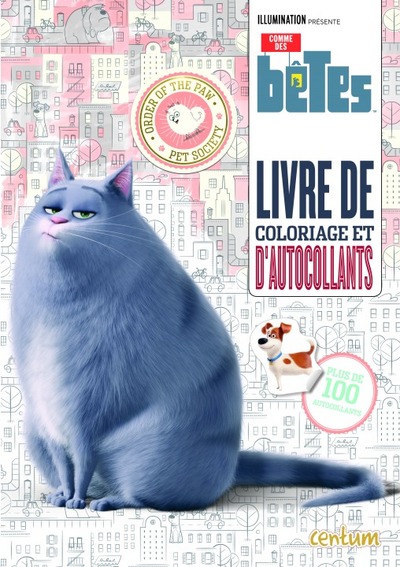 COMME DES BETES STICKERS ET COLORIAGES