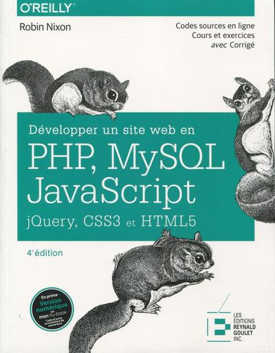 DEVELOPPER UN SITE WEB EN PHP MYSQL ET JAVASCRIPT JQUERY CSS3 ET HTML5