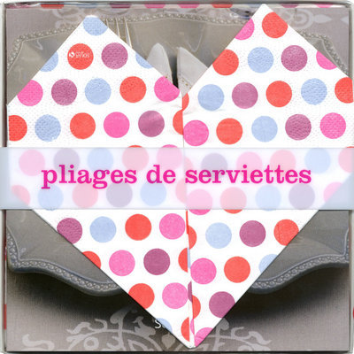 COFFRET PLIAGES DE SERVIETTES