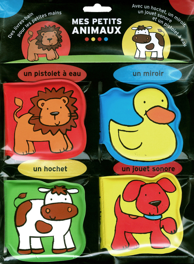 MES PETITS ANIMAUX (4 LIVRES-BAINS)