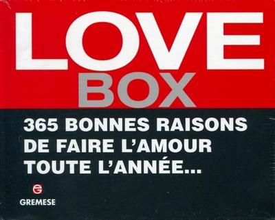 LOVE BOX. 365 BONNES RAISONS DE FAIRE L´AMOUR TOUTE L´ANNEE (COFFRET 365 FEUILLETS)