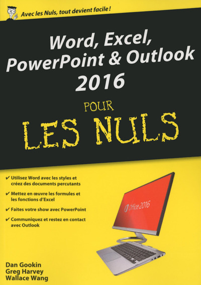 WORD, EXCEL, POWERPOINT, OUTLOOK 2016 MEGAPOCHE POUR LES NULS