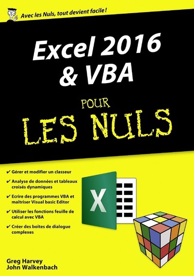 EXCEL 2016 & VBA MEGAPOCHE POUR LES NULS