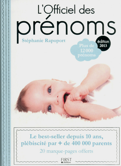 L´OFFICIEL DES PRENOMS 2013