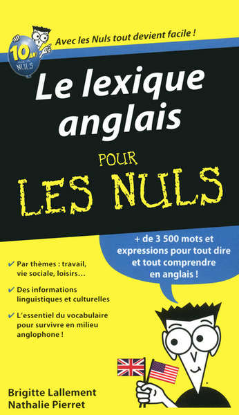 LEXIQUE ANGLAIS POUR LES NULS