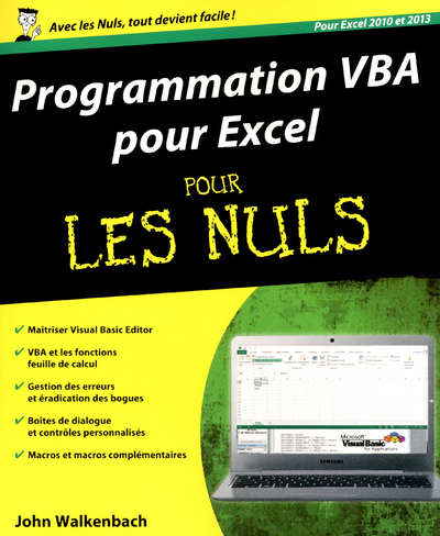 PROGRAMMATION VBA POUR EXCEL 2010 ET 2013 POUR LES NULS