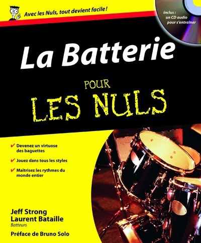 BATTERIE POUR LES NULS + CD
