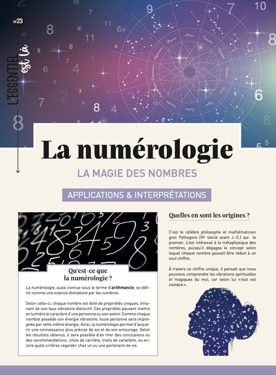 NUMEROLOGIE - LA MAGIE DES NOMBRES, APPLICATIONS & INTERPRETATIONS