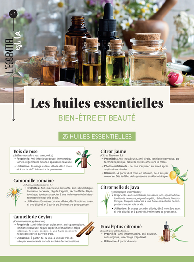 HUILES ESSENTIELLES - BIEN-ETRE ET BEAUTE