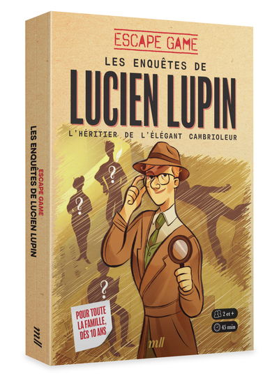 ESCAPE GAME - LES ENQUETES DE LUCIEN LUPIN - L´HERITIER DE L´ELEGANT CAMBRIOLEUR