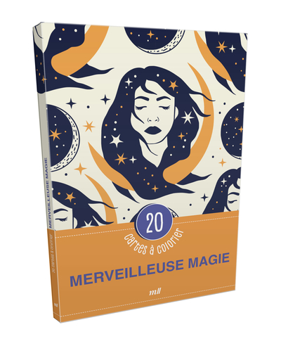 MERVEILLEUSE MAGIE - 20 CARTES A COLORIER