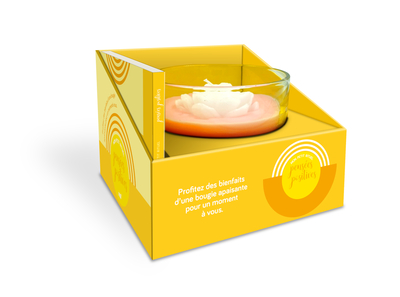 COFFRET BOUGIE - MON PETIT RITUEL - PENSEES POSITIVES - CHALEUR ET ENTHOUSIASME