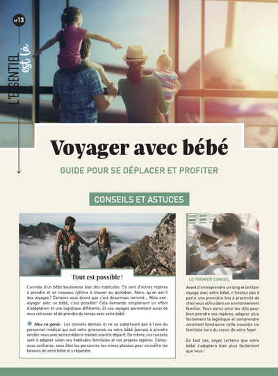 VOYAGER AVEC BEBE : GUIDE POUR SE DEPLACER ET PROFITER