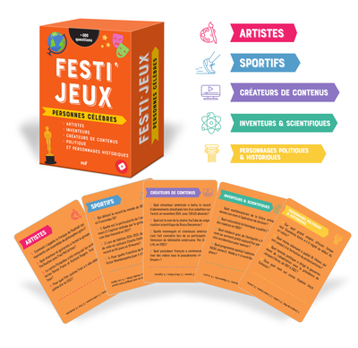 FESTI´JEUX - PERSONNES CELEBRES - PLUS DE 600 QUESTIONS POUR COTOYER LES FIGURES DE L´HISTOIRE ET DE