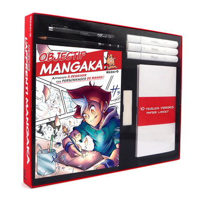 LE KIT DE L´APPRENTI MANGAKA - LA PREMIERE ETAPE VERS TON MANGA ! (COFFRET) - TOUT POUR CREER SES PR