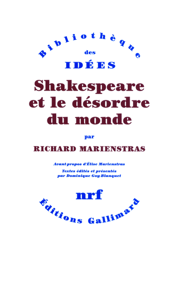 SHAKESPEARE ET LE DESORDRE DU MONDE