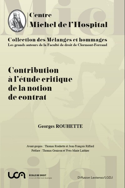 CONTRIBUTION A LETUDE CRITIQUE DE LA NOTION DE CONTRAT - VOL01