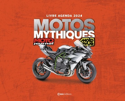 LIVRE AGENDA MOTOS MYTHIQUES MOTO JOURNAL MOTO REVUE 2024