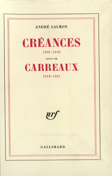 CREANCES (1905-1910) / CARREAUX (1918-1921)