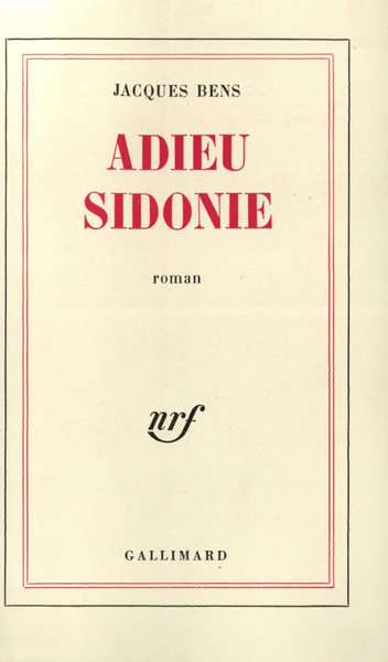 ADIEU SIDONIE