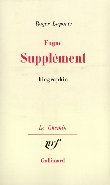 FUGUE. SUPPLEMENT(BIOGRAPHIE)