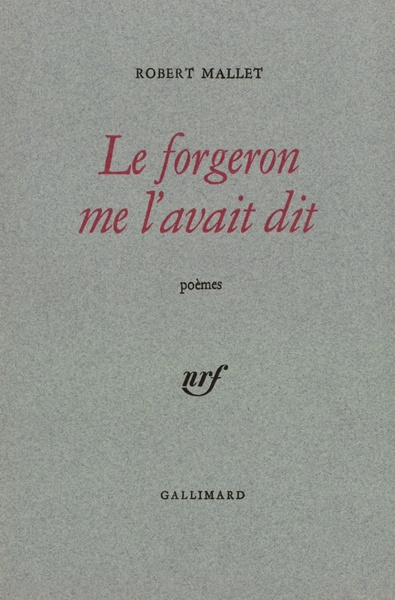 FORGERON ME L'AVAIT DIT/MOTS PRINCIERS