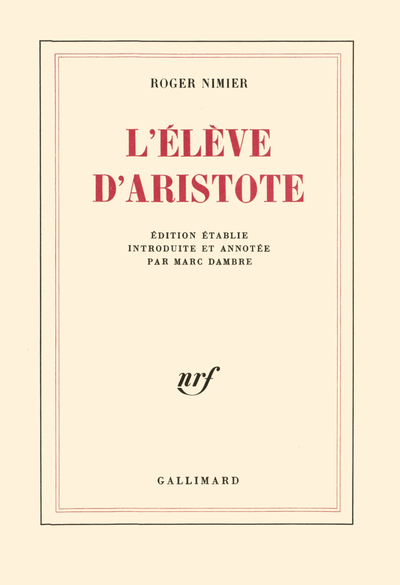 ELEVE D'ARISTOTE