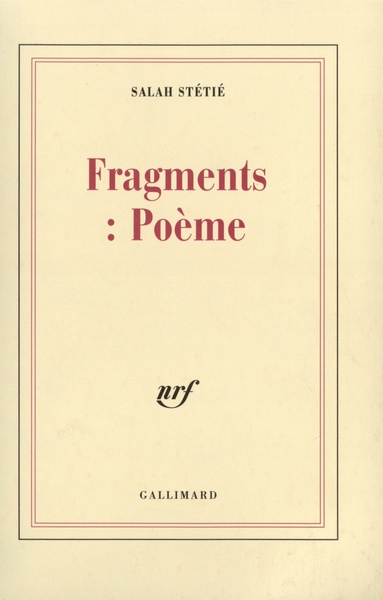 FRAGMENTS : POEME