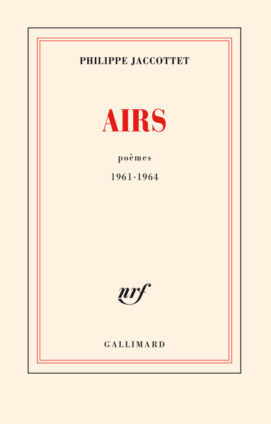 AIRS (POEMES 1961-1964)